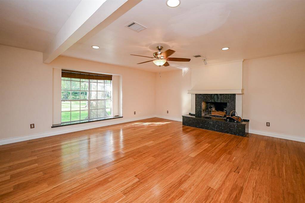 Enjoy the cozy, wood burning fireplace in the family room during the cold winter months!