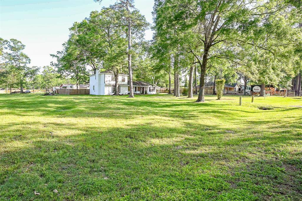 The home sits on over an acre of land.