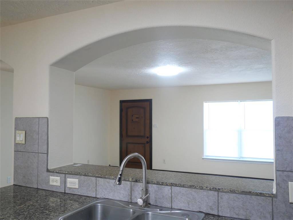 Looking at living room from kitchen