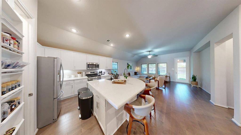 This is an open concept home