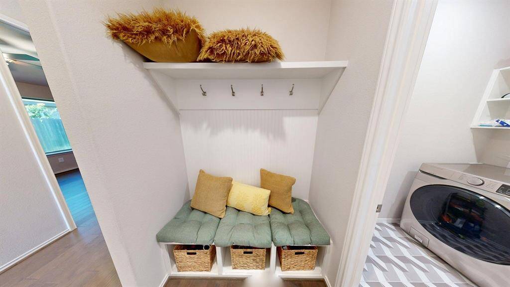 Mud Room! right as you come in from the garage