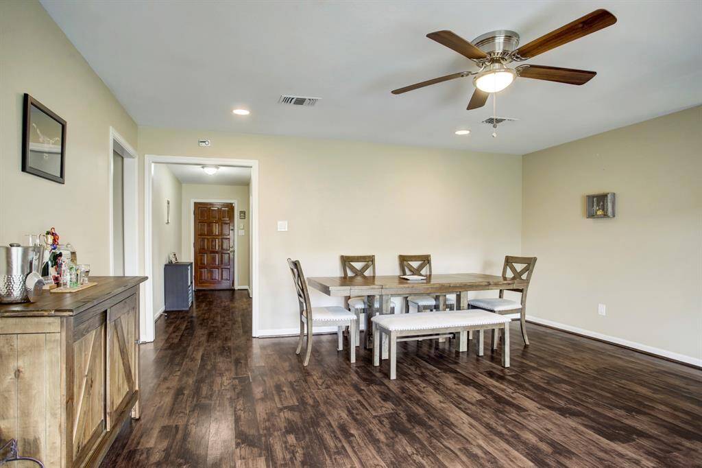 Another view of spacious dining area.