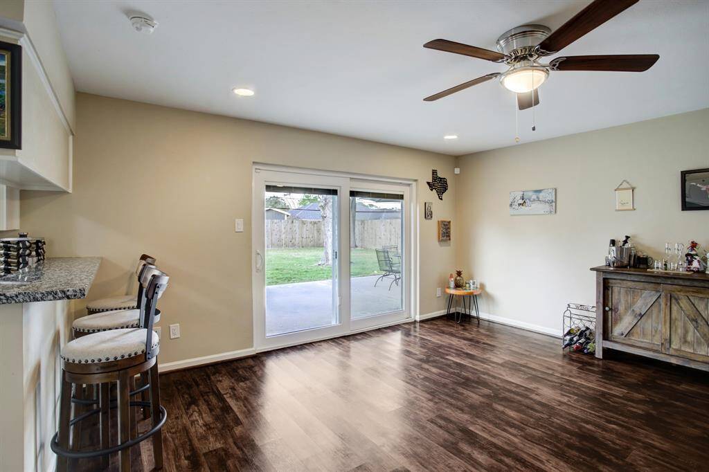Versatile floor plan. This space can also be used as a 2nd living area.