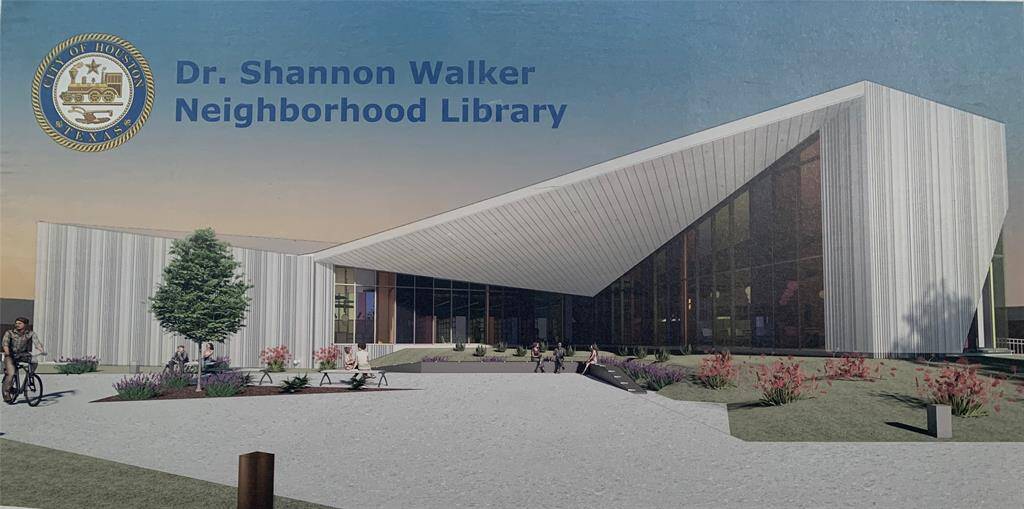 New Houston Public Library! The Dr. Shannon Walker Neighborhood library is located just a few blocks away!