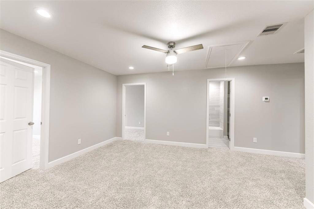 Second floor flex living space for game or movie night