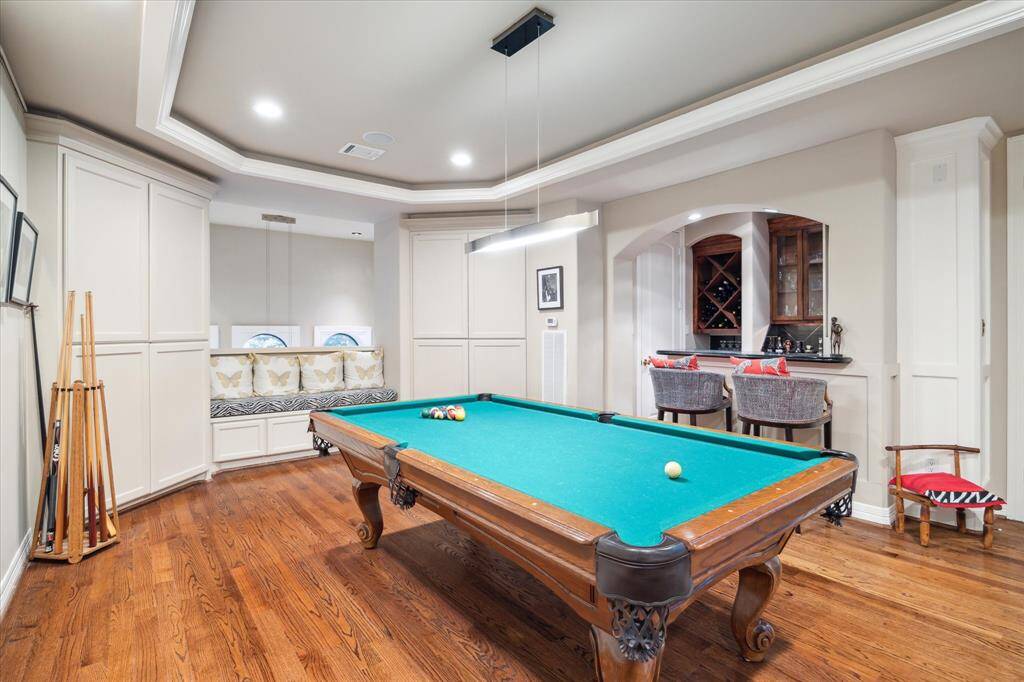 A transitional space with an abundance of storage that can transition to media area and more.