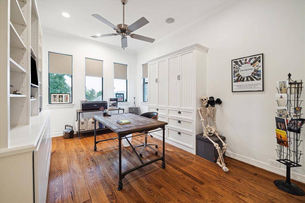 A generously sized secondary bedroom lined with windows, additional storage, walk in closet and en suite bath.