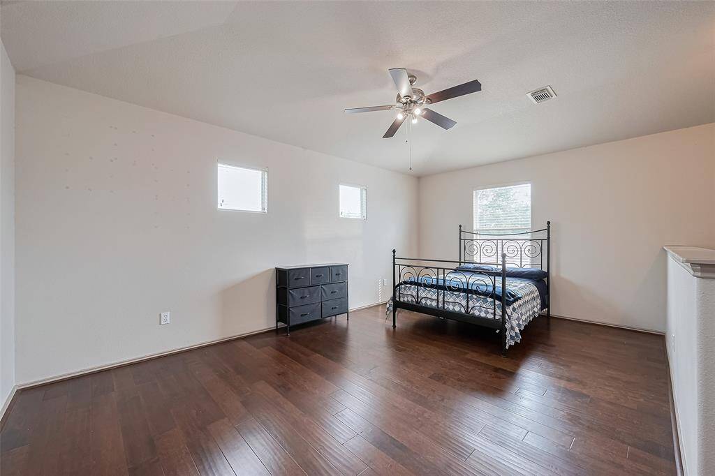 huge gameroom, currently set up as bedroom
