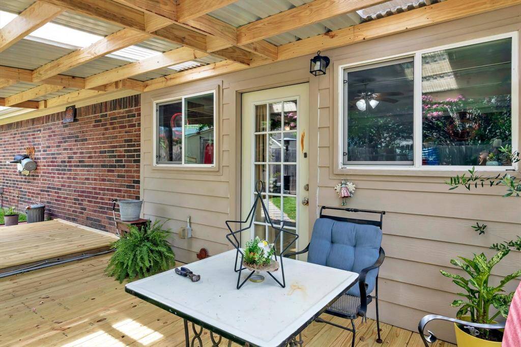 Great covered patio