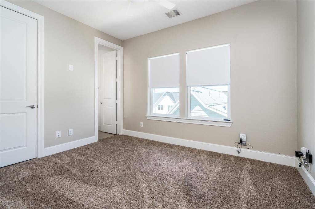 This is the second bedroom located on the third floor. It has a large closet and an ensuite bathroom.