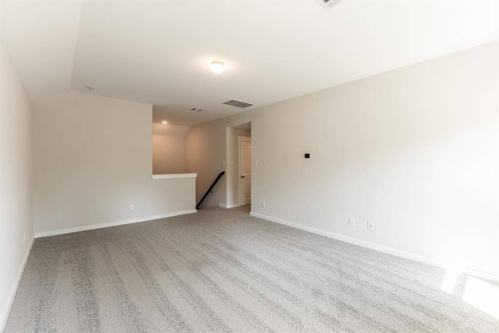 Upstairs living area
