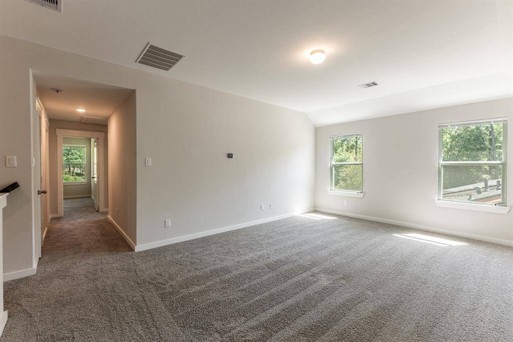 Upstairs living area
