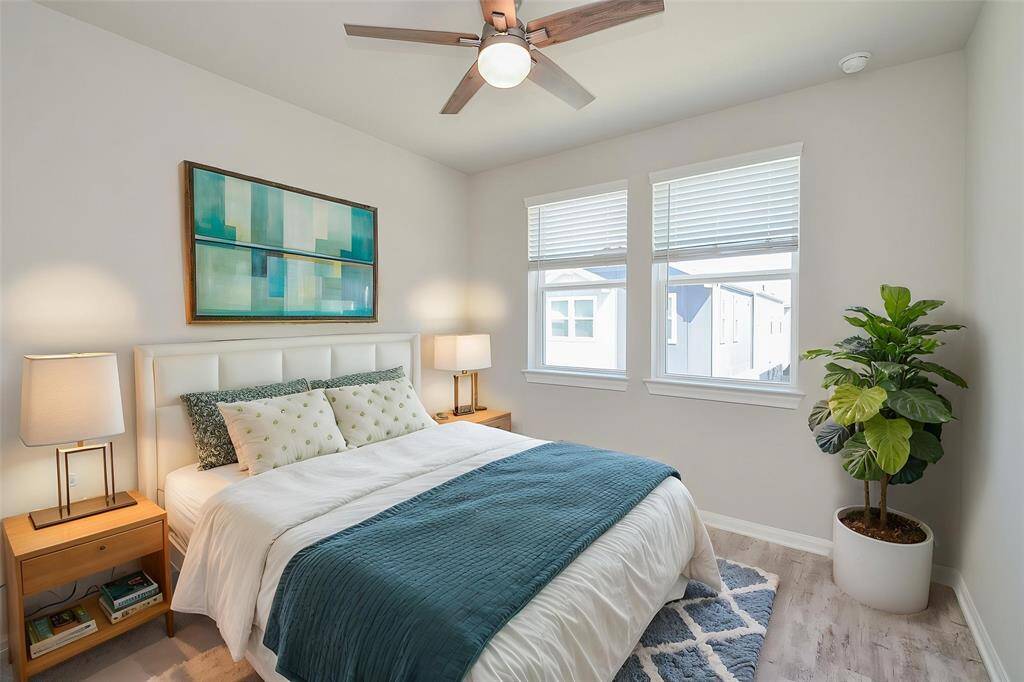 This bedroom provides a tranquil escape, a blank canvas awaiting your unique style to transform it into your personal sanctuary.