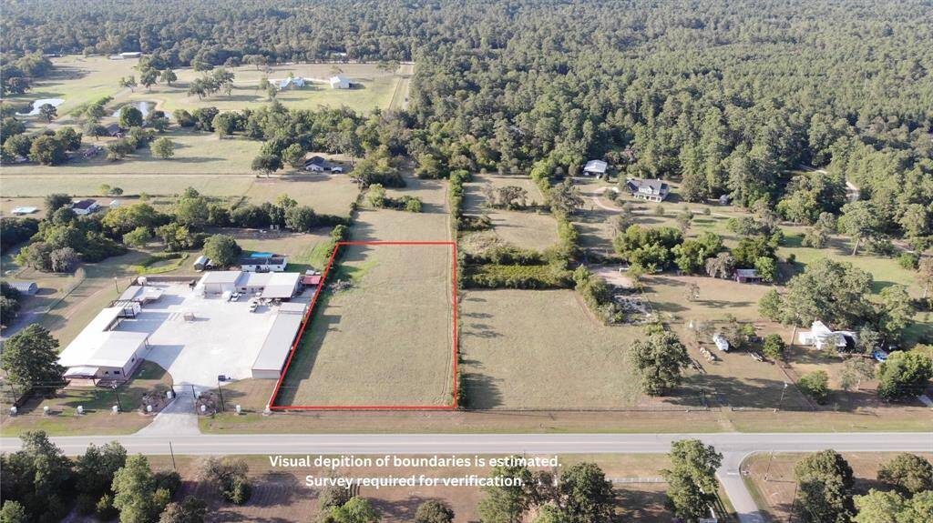 Approximate boundaries of the 1.5 acres. This is being separated from a larger parcel.