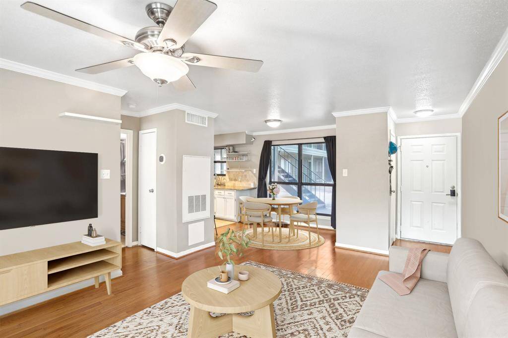 Open concept home virtually staged