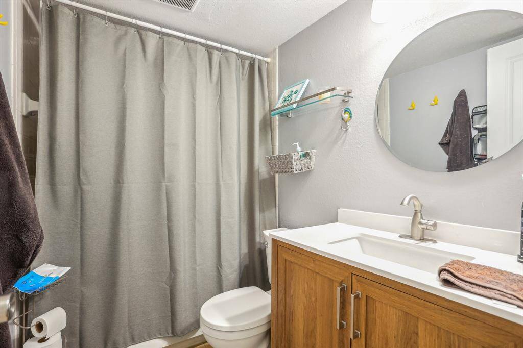 Bathroom with an upgraded vanity