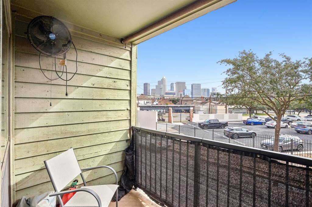 Your own private balcony with Downtown views
