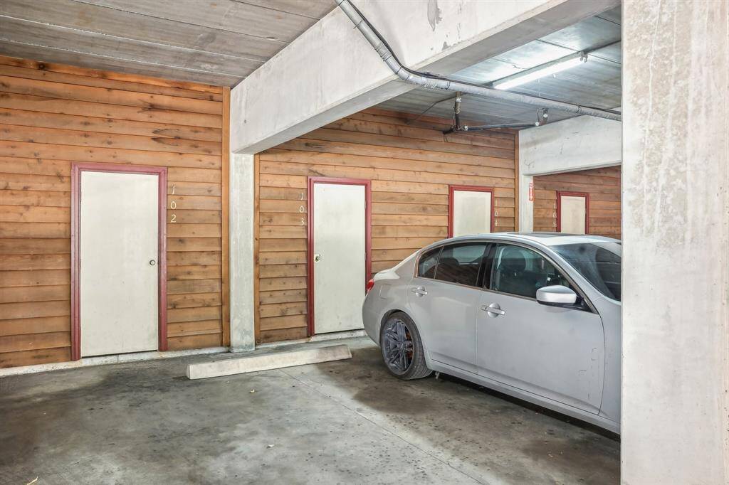 Your own assigned parking space WITH a storage space