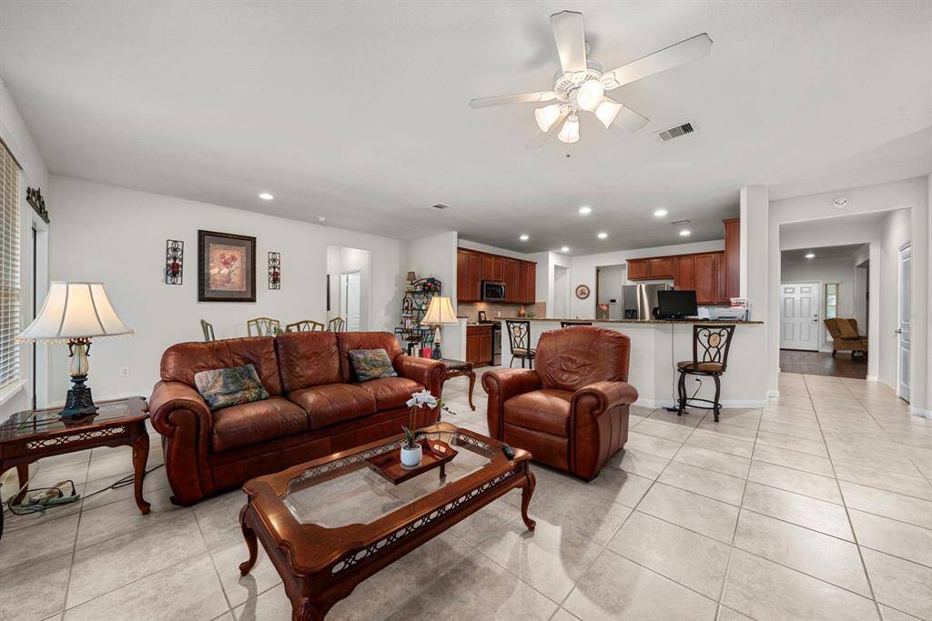 Family Room totally open to the kitchen