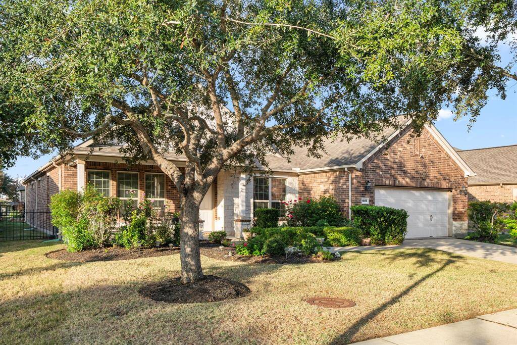 Very nice landscaping as you approach the home