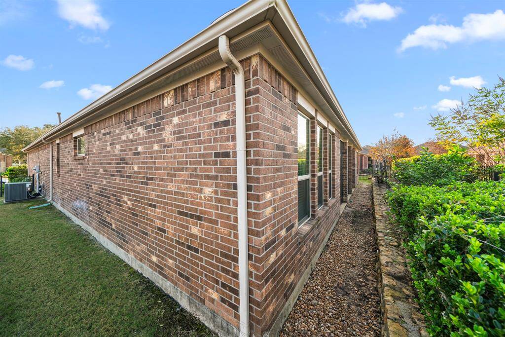 Very private back and side yards