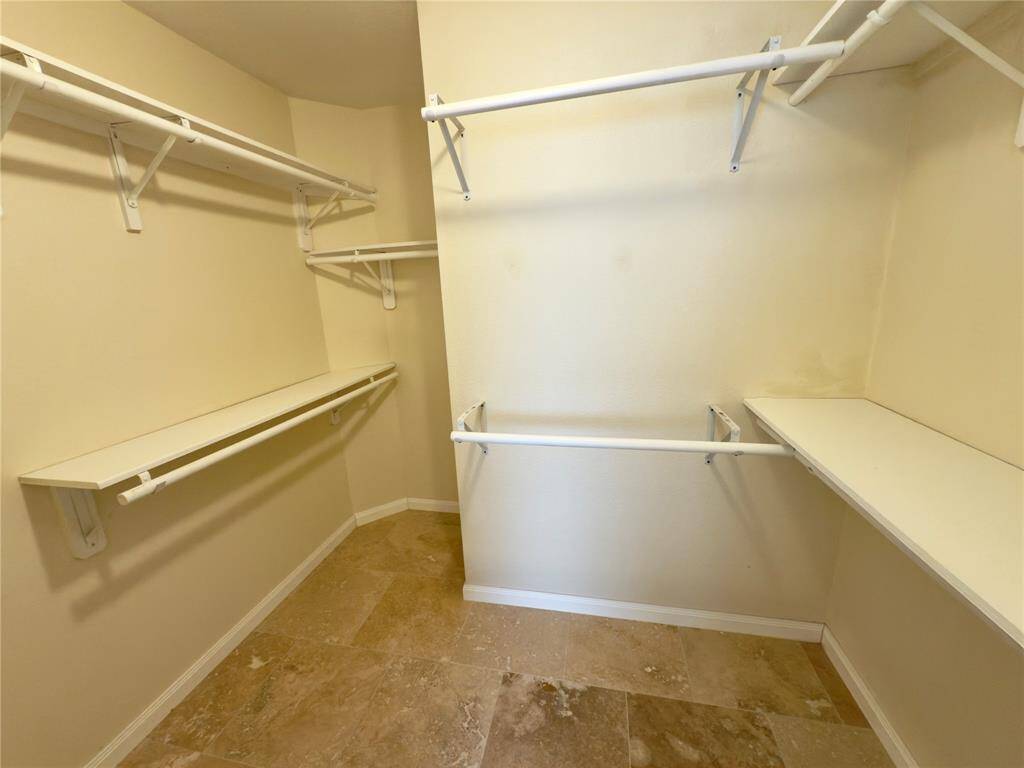 Large walk in closet