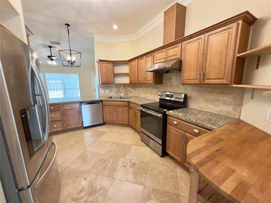 Includes refrigerator and brand new dishwasher