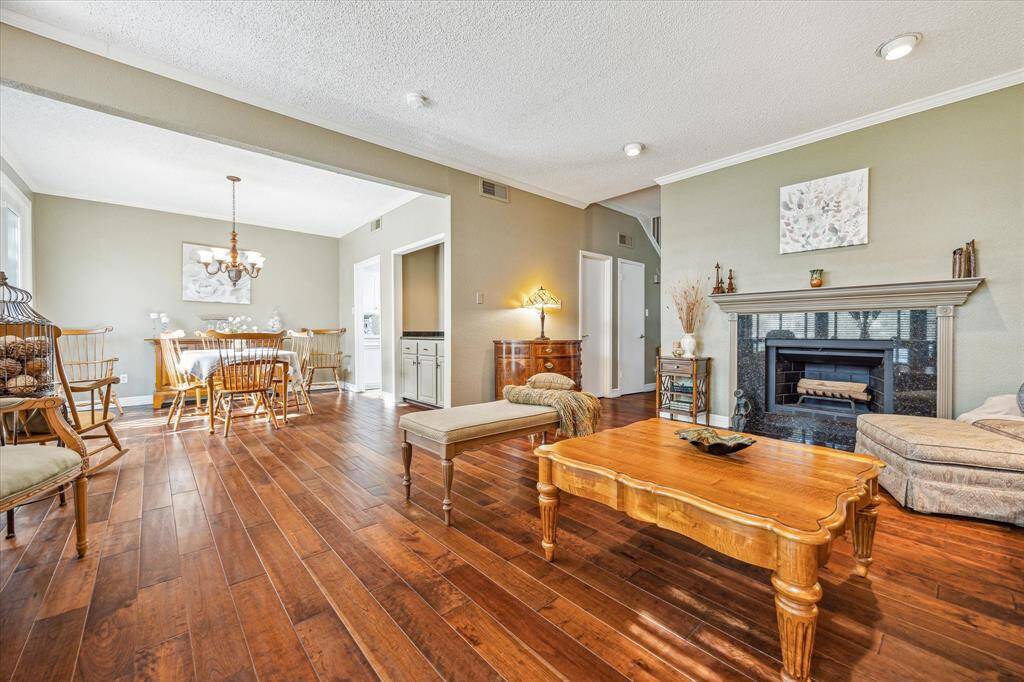 What a great open floor plan! The layout of the downstairs is incredibly functional and allows for many different options!