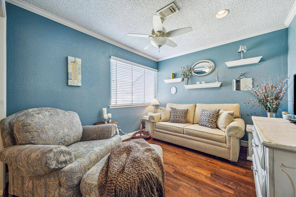 The perfect flex for an office, game room, or upstairs living room!