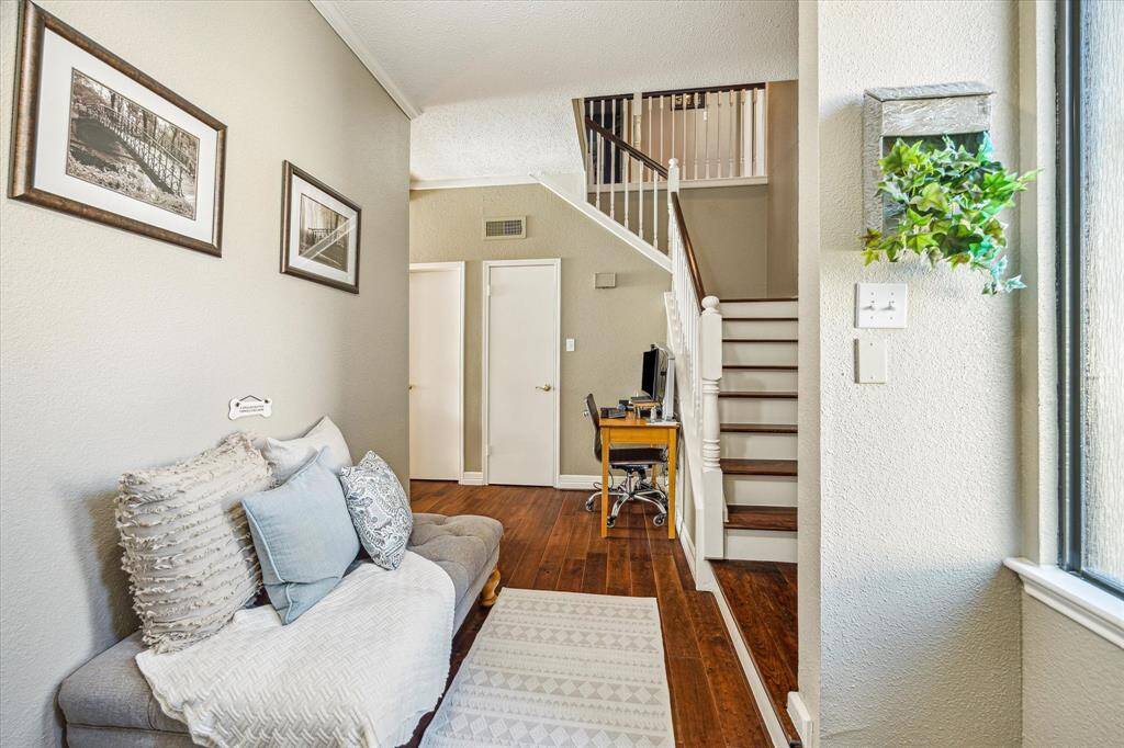 Step into an airy, light filled entrance when you walk in.