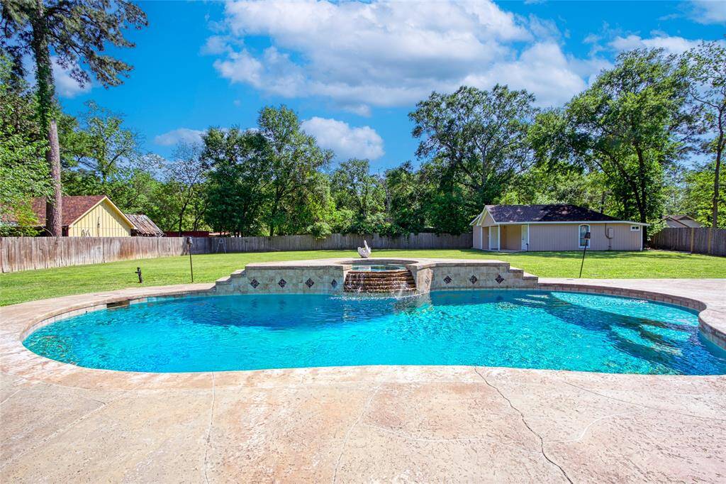 Swimming Pool with a view of La Casita on the right