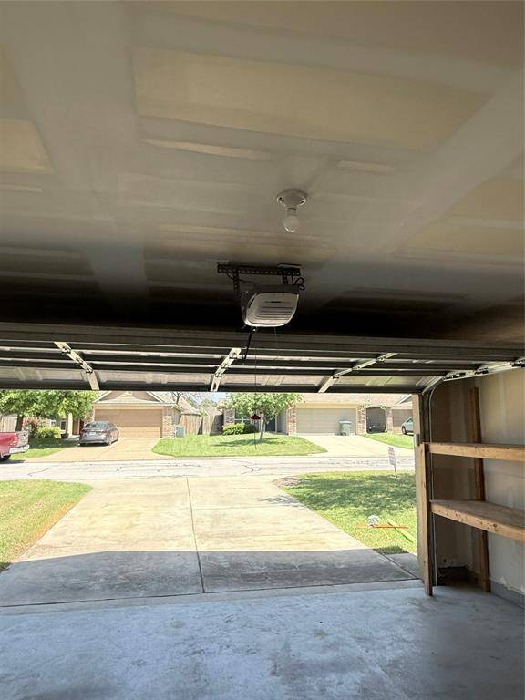Double garage with electric opener