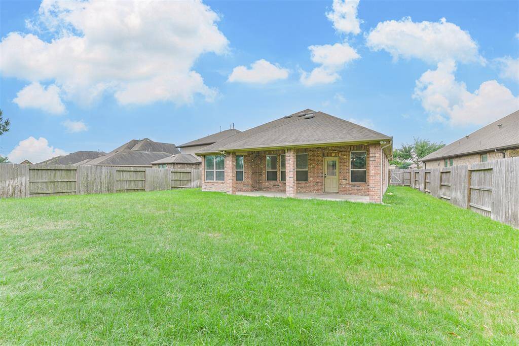 Plenty of space in your back yard for gatherings.