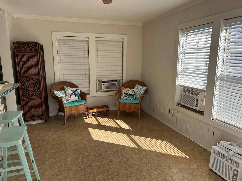 Family room is open to the kitchen.