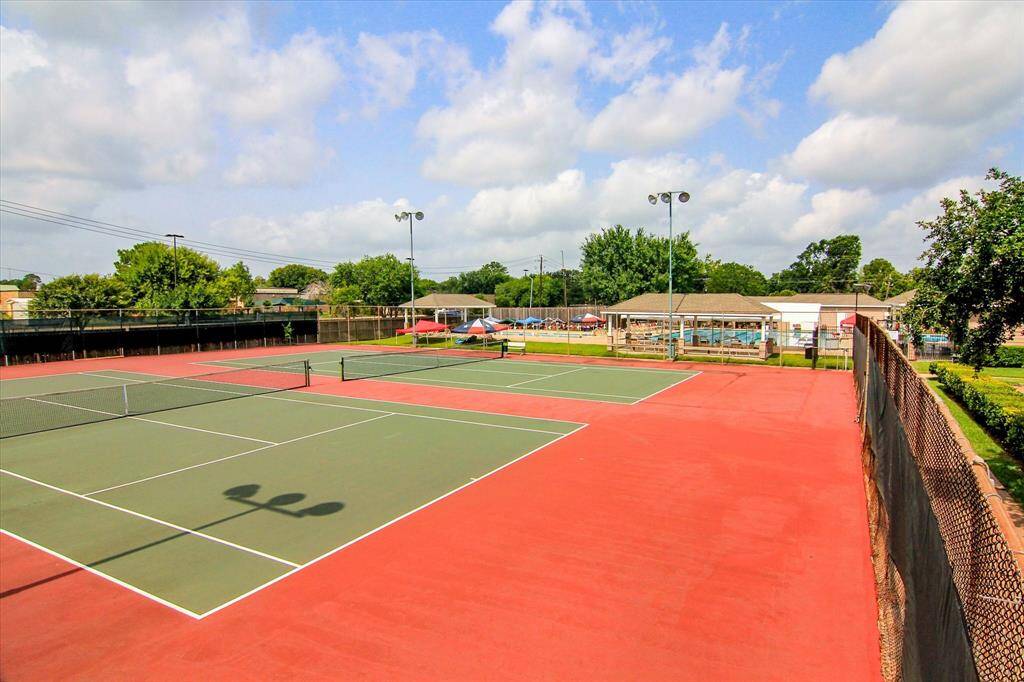 Enjoy the community tennis courts.