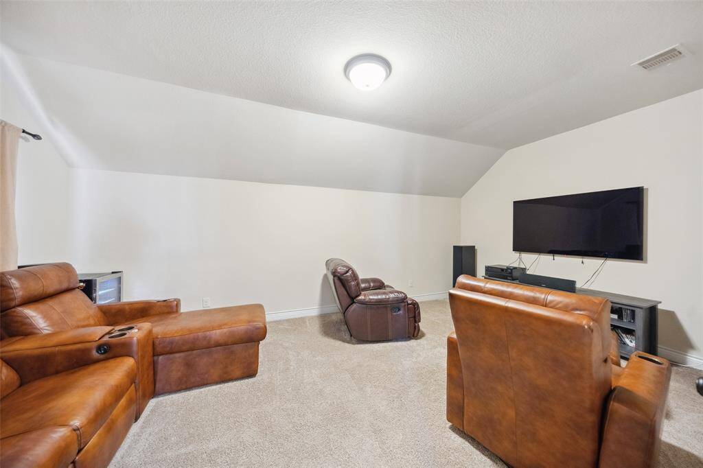 Media room is perfect for watching the latest movie or favorite tv show!