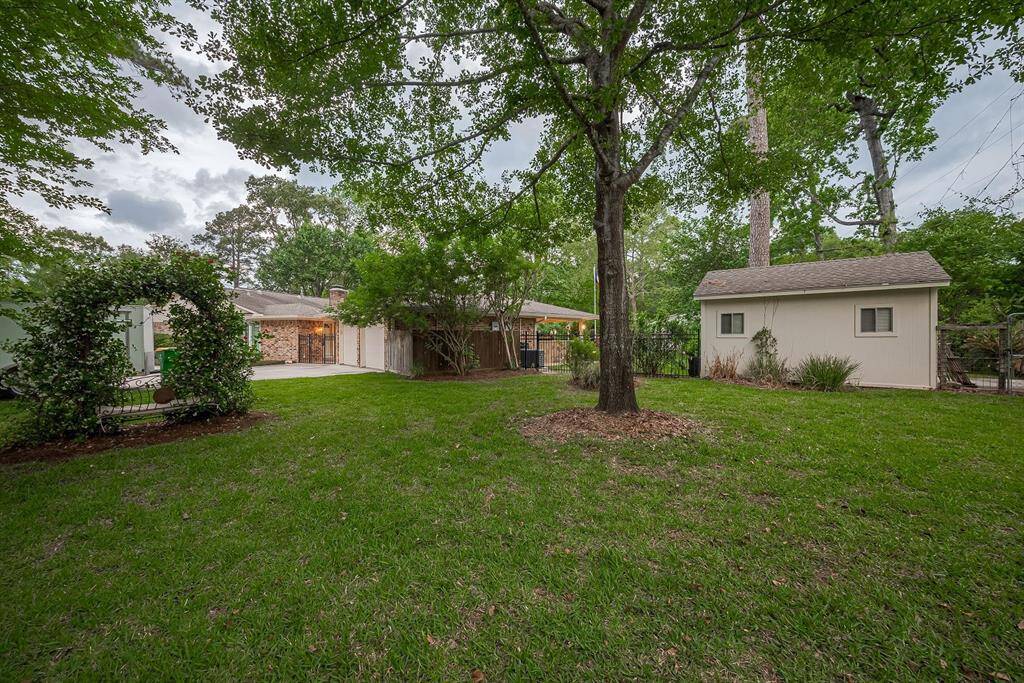 Spacious side yard offers plenty of room to add a garden or play structure.