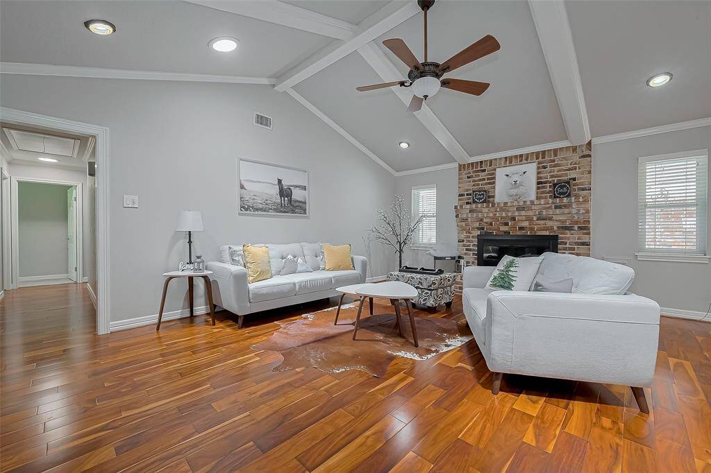Vaulted ceiling offer a nice architectural appeal.