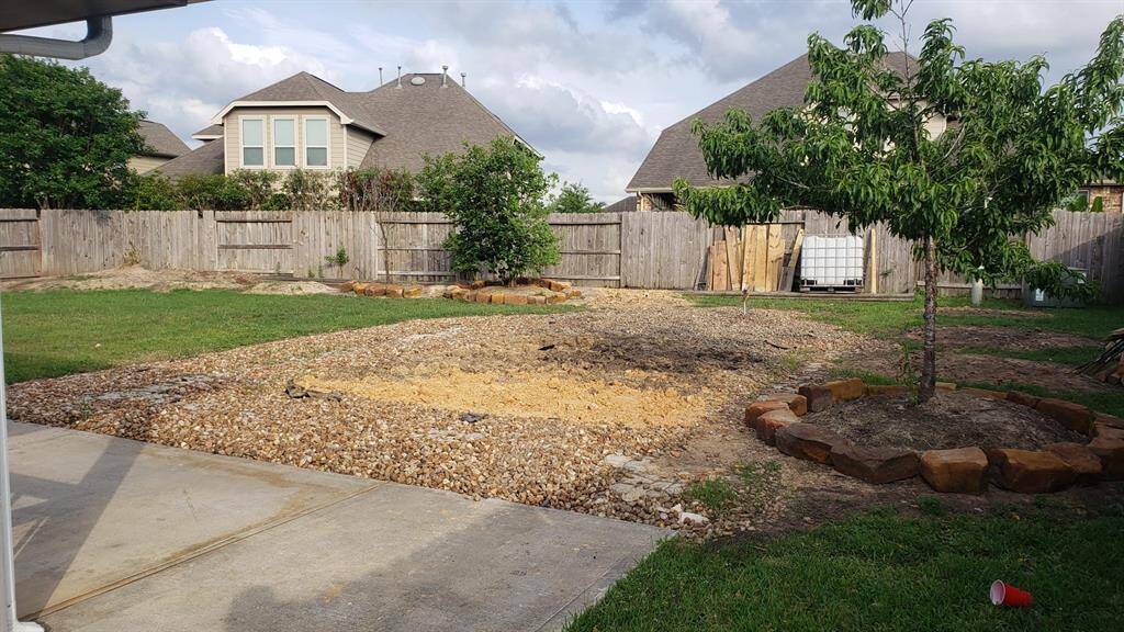Pond fill work in progress