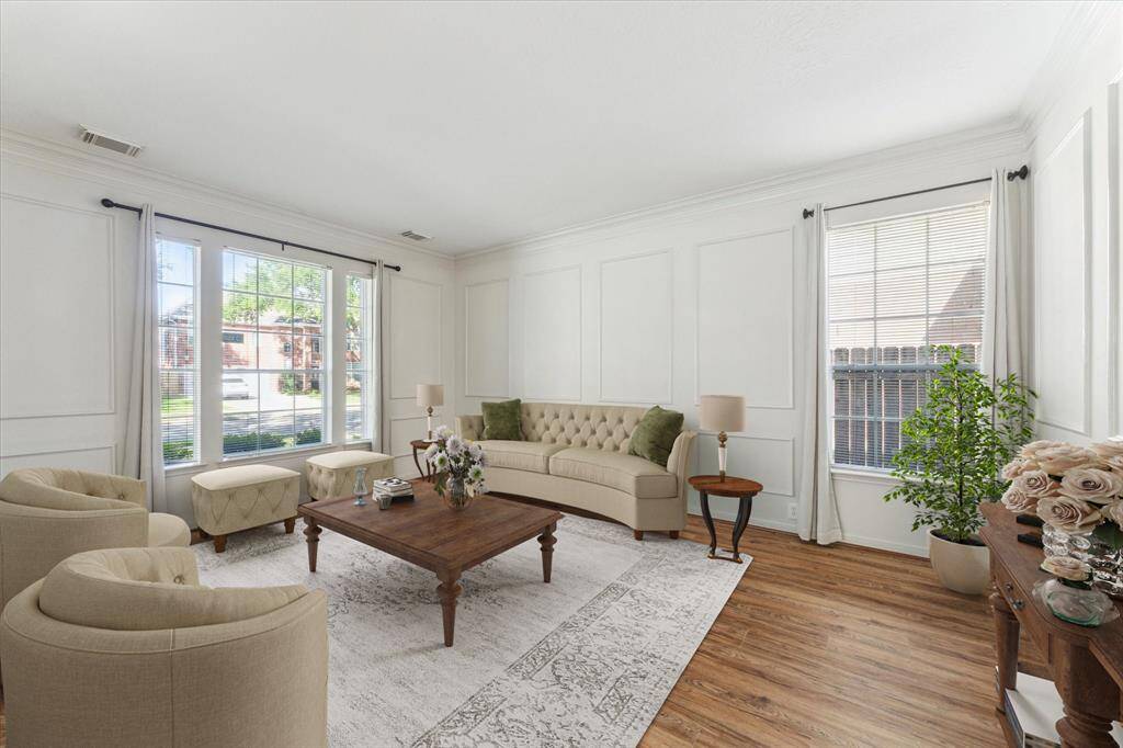 Virtually Staged living room