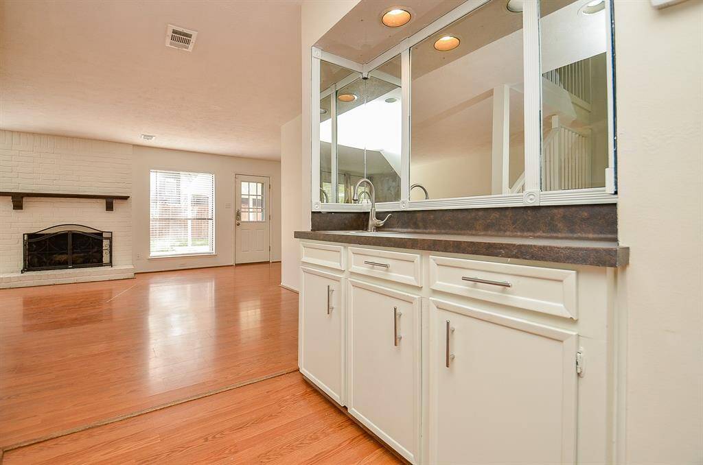 Versatile open space perfect for a game room or flexible living area.