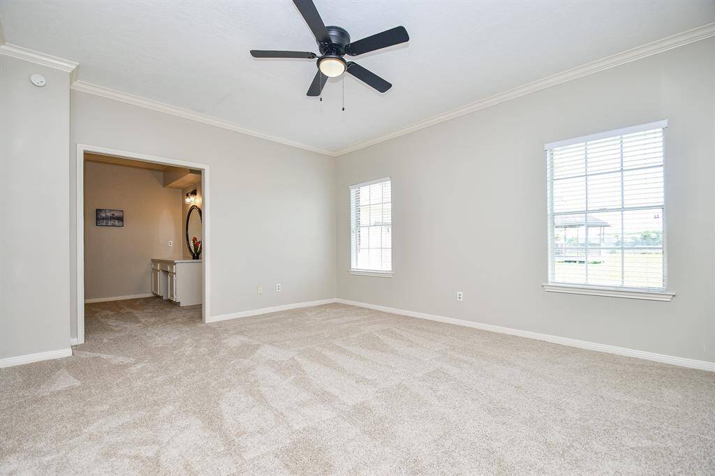 House in front: master bedroom