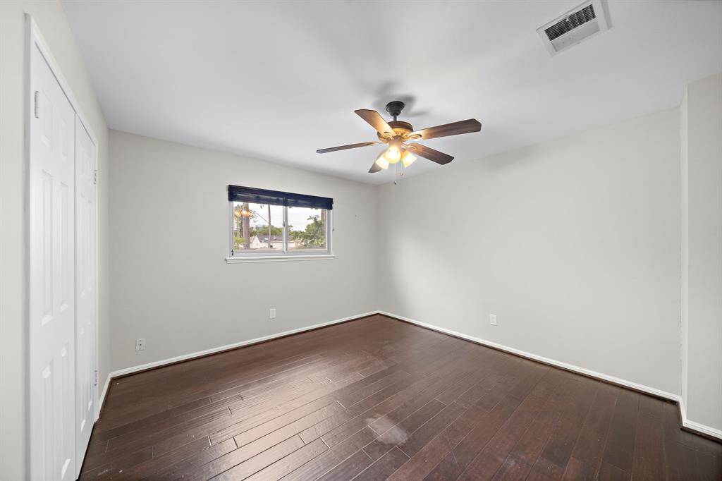 All four bedrooms are upstairs and have hardwoods throughout.  No carpet!