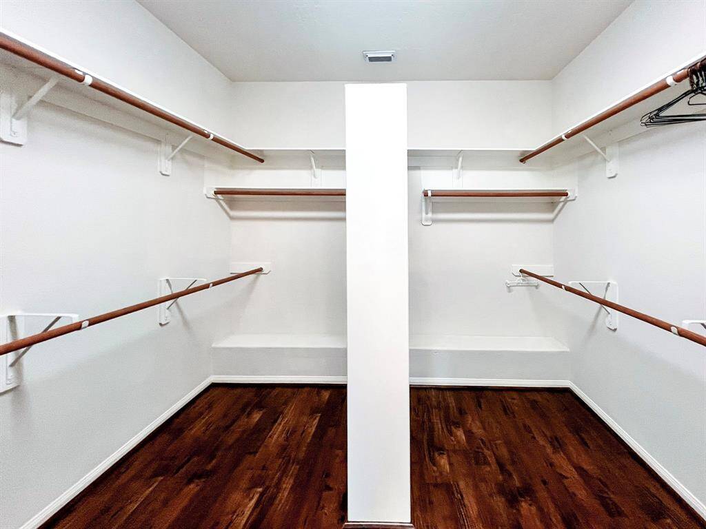Primary closet.