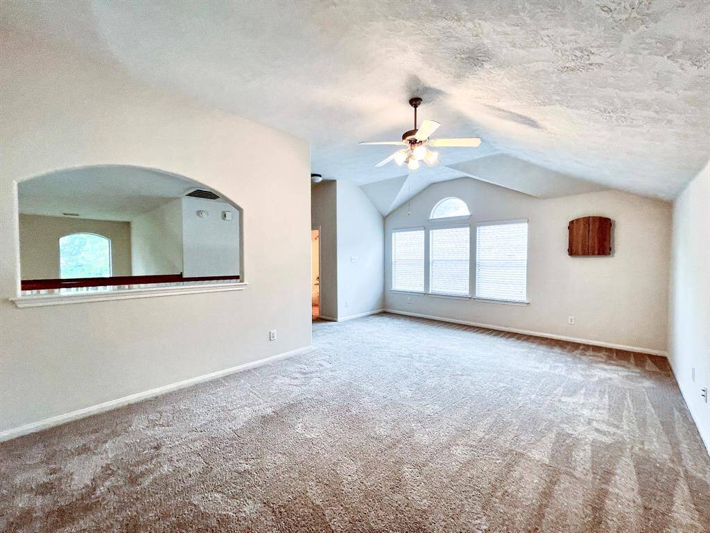 Upstairs game room.