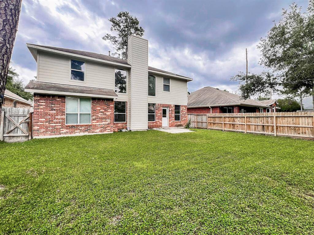 View of the back of the home.