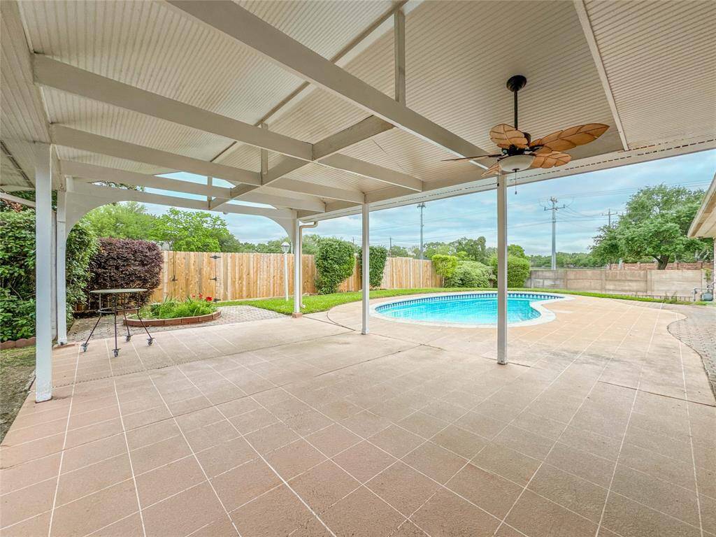 Covered back porch