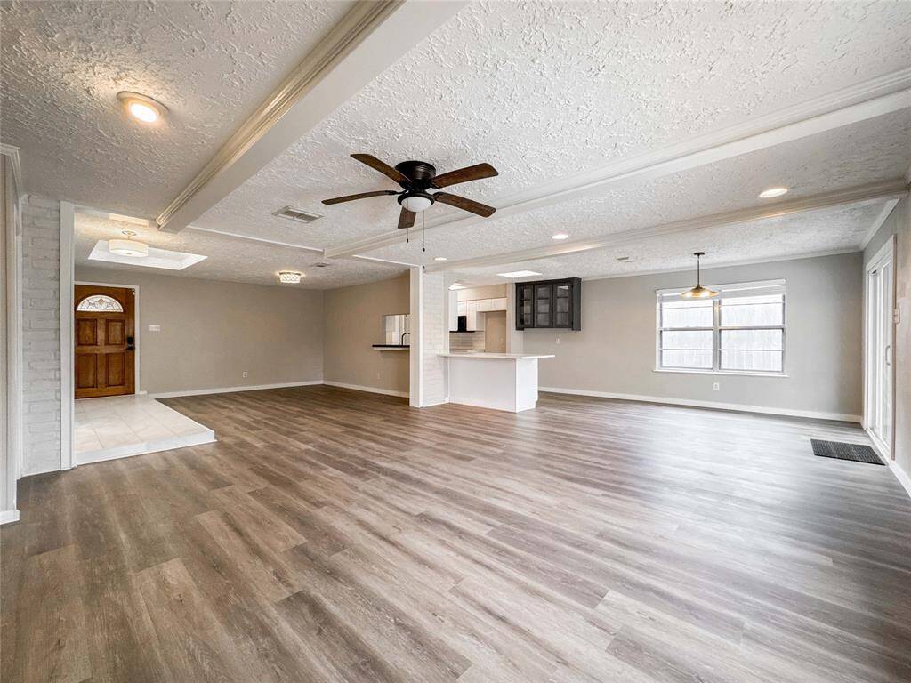 Open Living Room to Dining Room