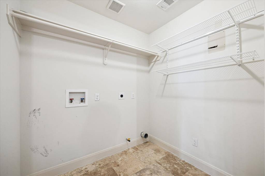 In-home utility room!