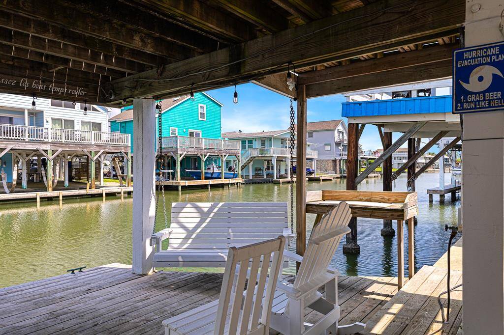 Fish right off your own dock...that cleaning station is ready for use